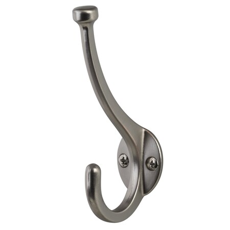Sure-Loc Hardware Sure-Loc Hardware Small Pilltop Coat Hook, Satin Nickel RH6 15